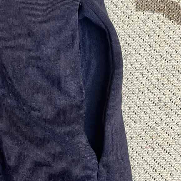 Daily/ Ritual open front navy blue side pockets longline cardigan - Picture 10 of 11